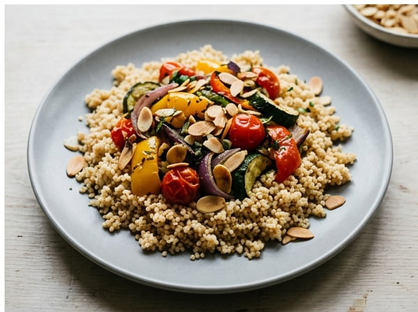 Cuscús con verduras de temporada